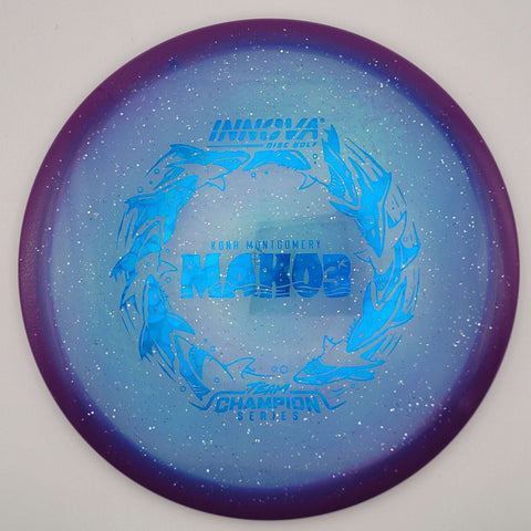 Mako3 Halo Champion Metal Flake (Kona Montgomery 2026 Tour Series) - Chains Disc Golf
